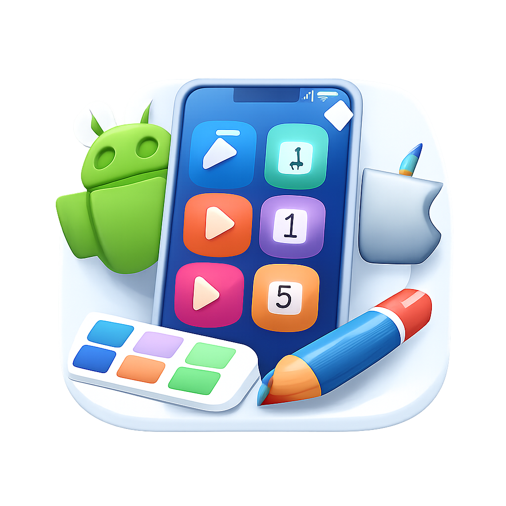 מחולל אייקוני אפליקציה עבור Android ו-iOS